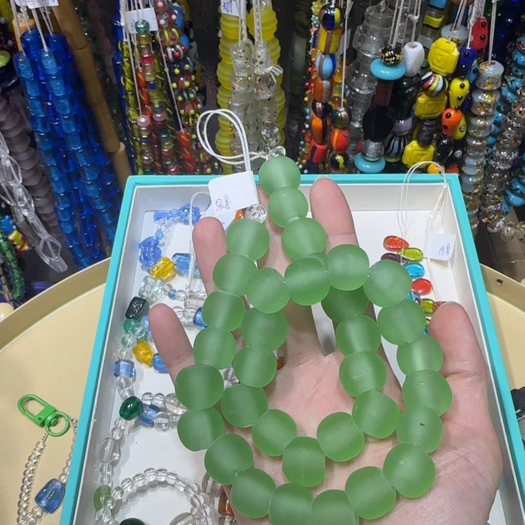 琉璃非金属磨砂晴王葡萄琉璃珠
