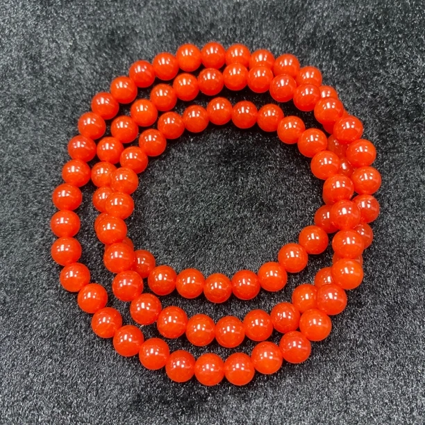 A202典藏6mm橘红多圈多样性发一