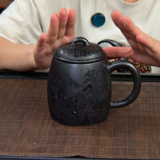 紫砂茶杯高货放漏