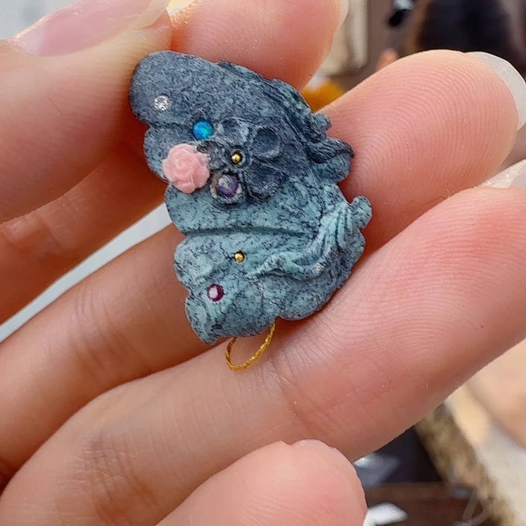 绿松石未镶嵌珠宝半成品