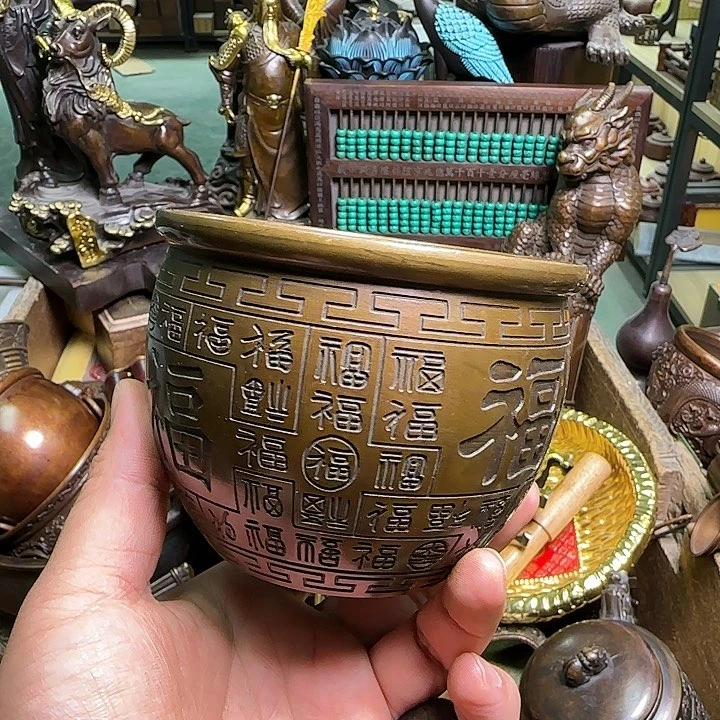 铜器办公室茶室摆件