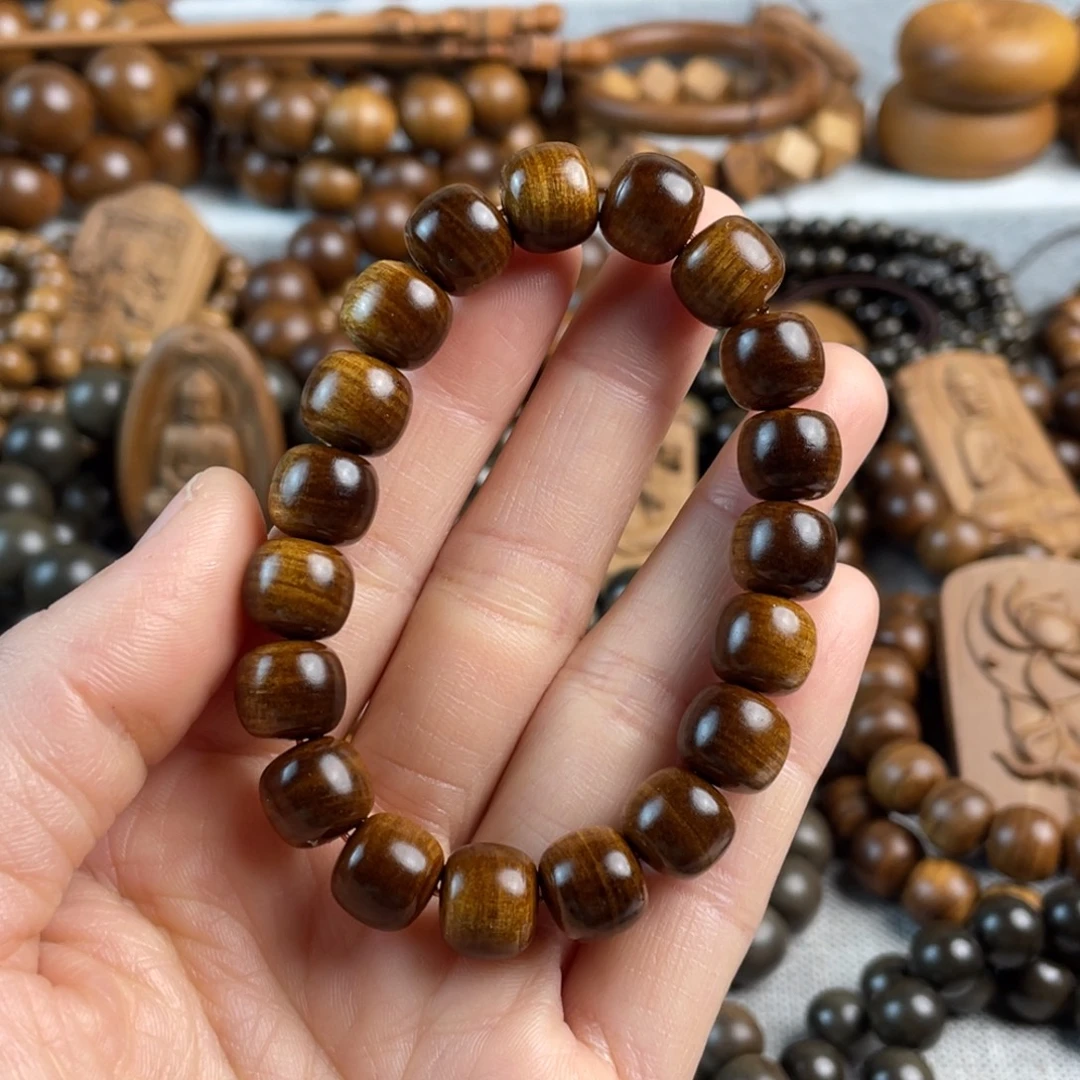 木老山檀香10/11黑肉沉水手串