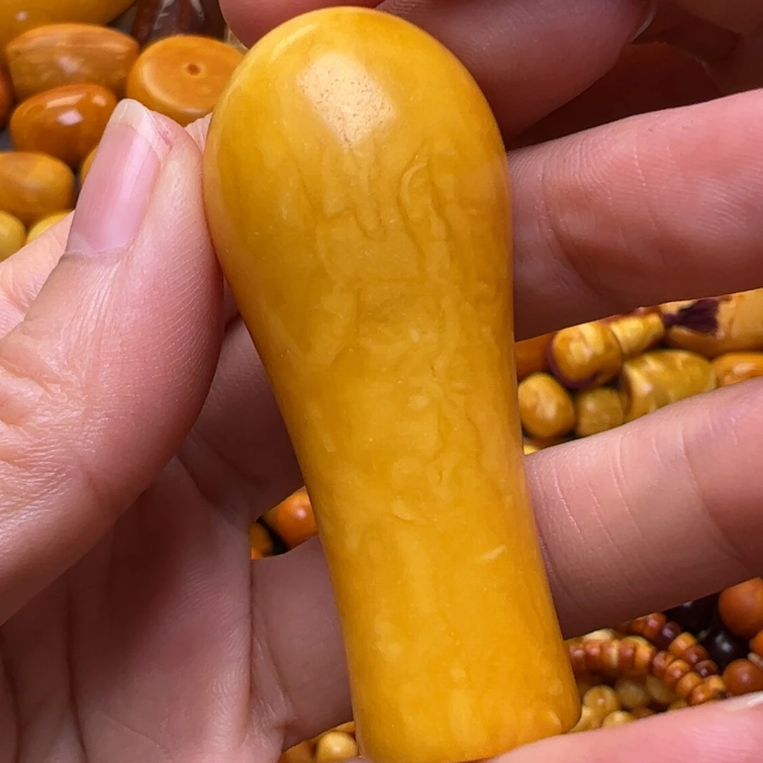 蜜蜡未镶嵌裸石佛塔