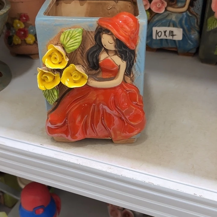 粗陶材质多肉花盆