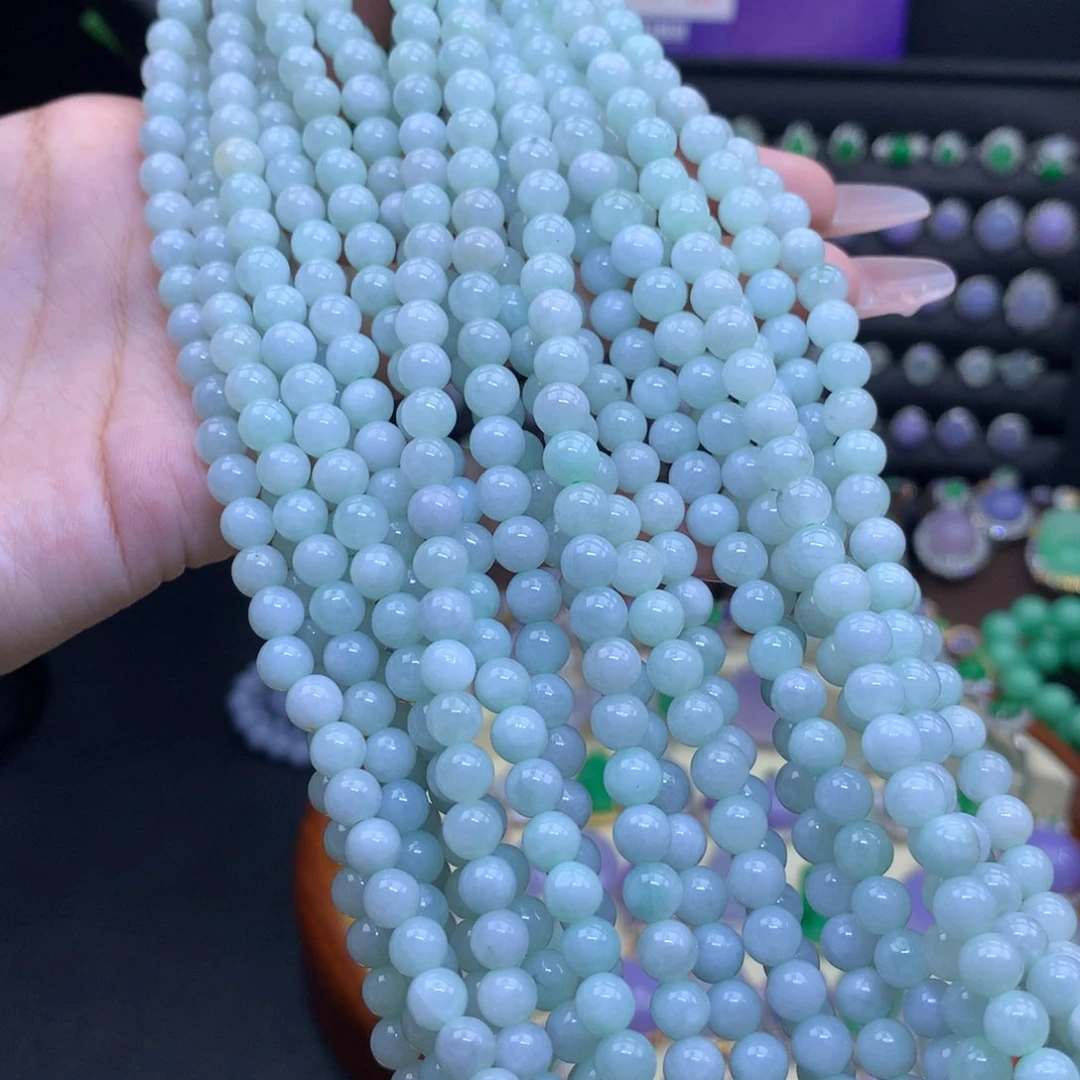 翡翠未镶嵌颈饰天然