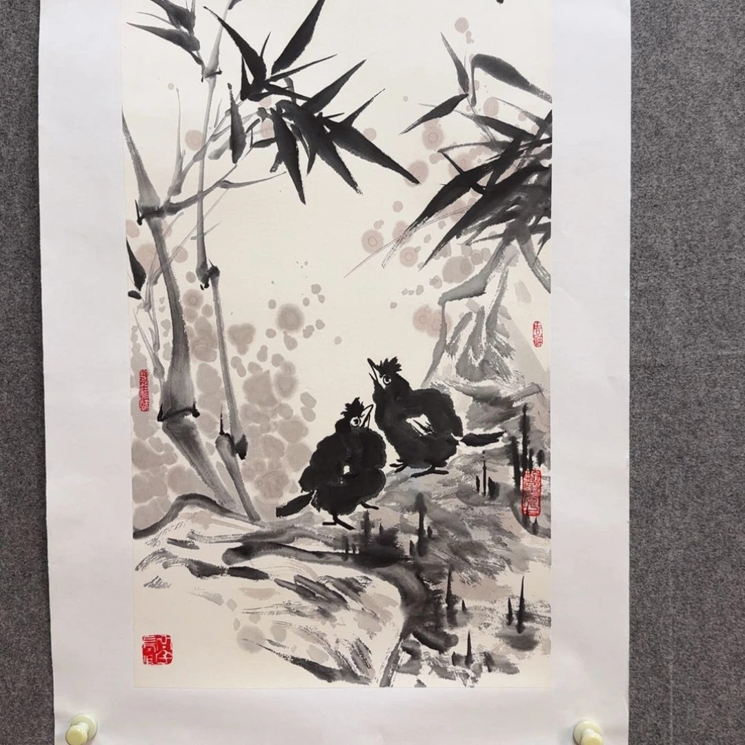 国画亮公老师手绘作品