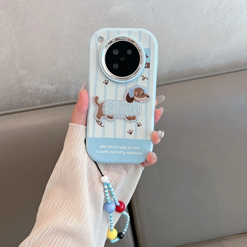 适用oppofindx8s手机壳新款findx8s+防摔lfindx8ultra腊肠狗软壳