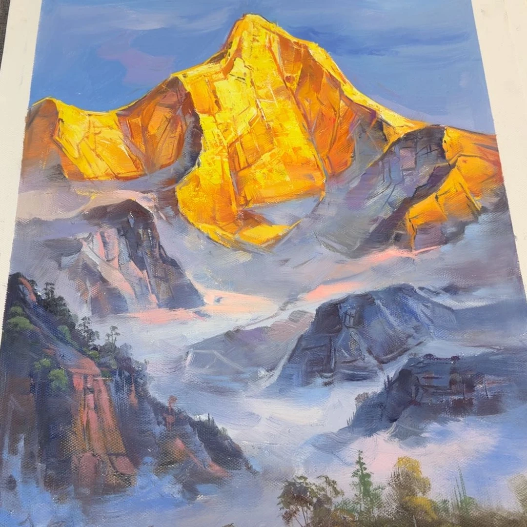 油画我也想要这样一