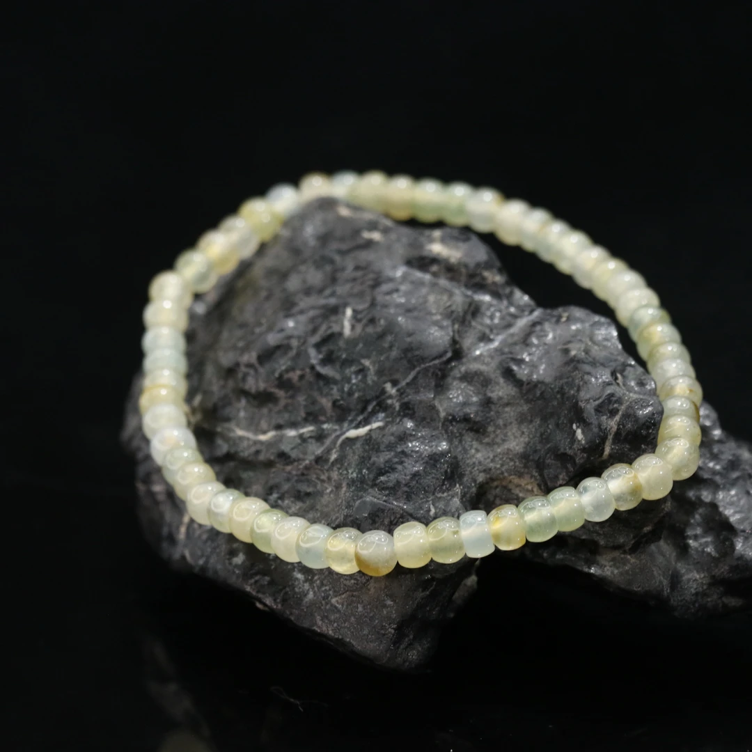 21天然缅甸翡翠A货算盘珠手串/500318/上海嘉禾拍卖