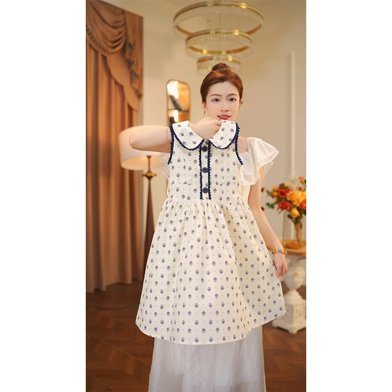 女童2025夏季连衣裙夏装中大童儿童夏款洋气背心裙子10550