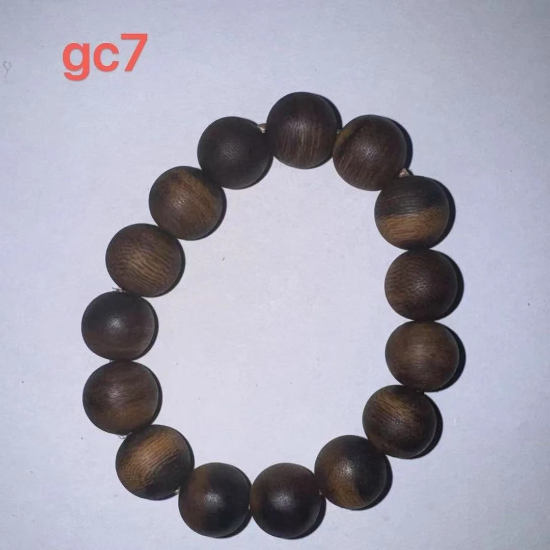沉香木串单圈手串gc7#1.4mm