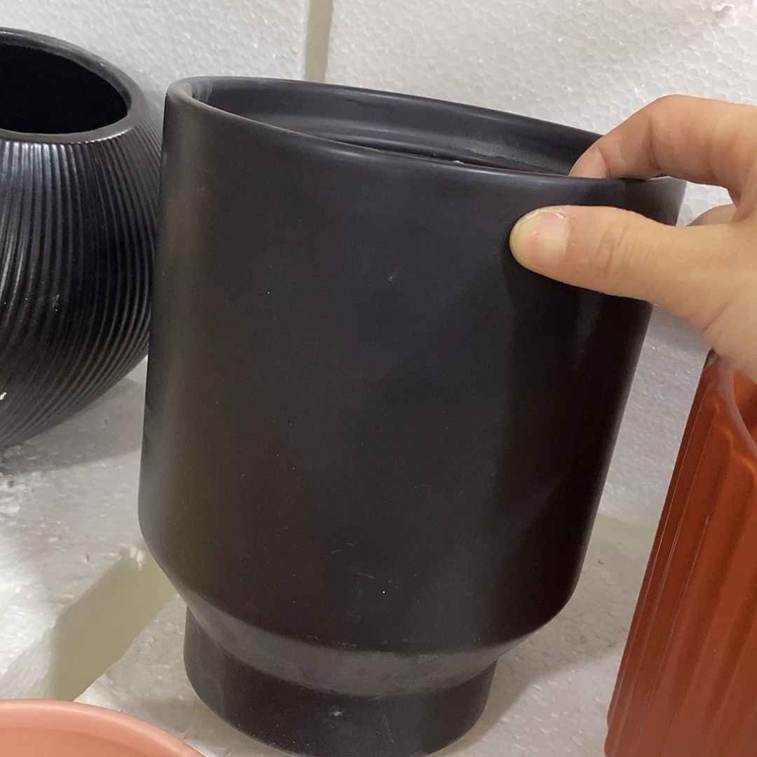杯子陶陶盆有孔 瑕疵介意勿拍