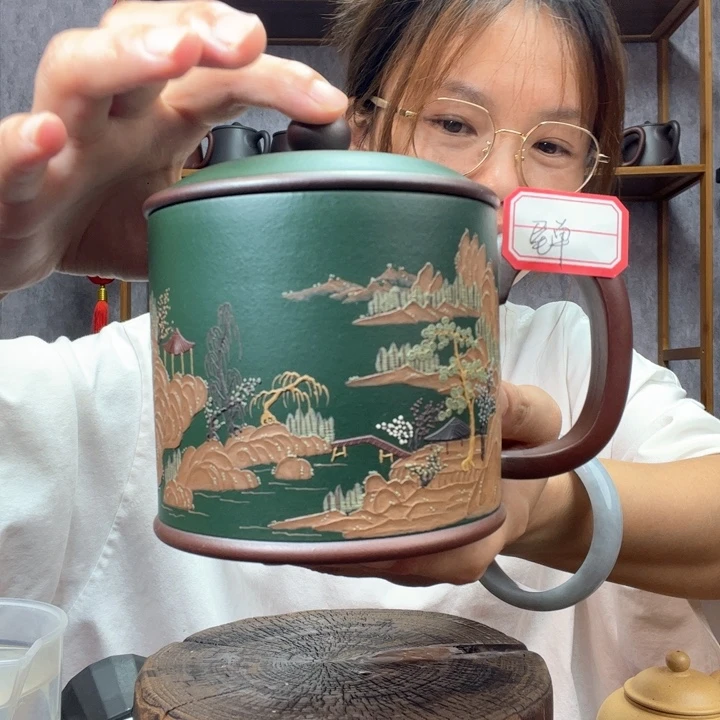 茶杯紫砂原矿紫砂杯