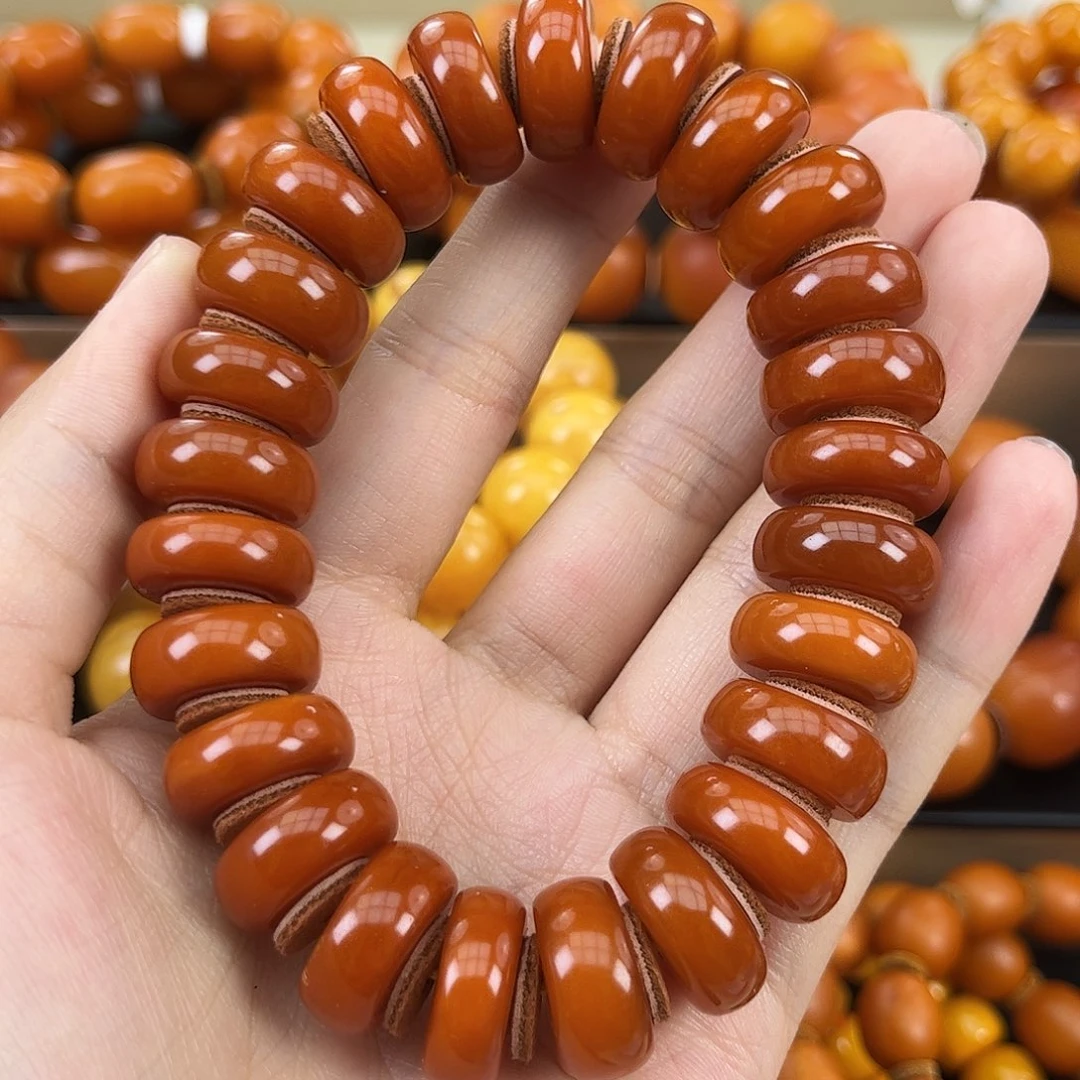 琥珀颈饰未镶嵌蜜蜡