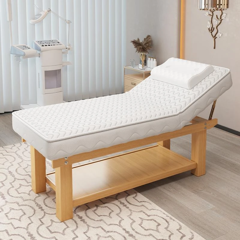 乳胶实木美容床美容院专用按摩床推拿床美睫艾灸纹绣理疗床美体