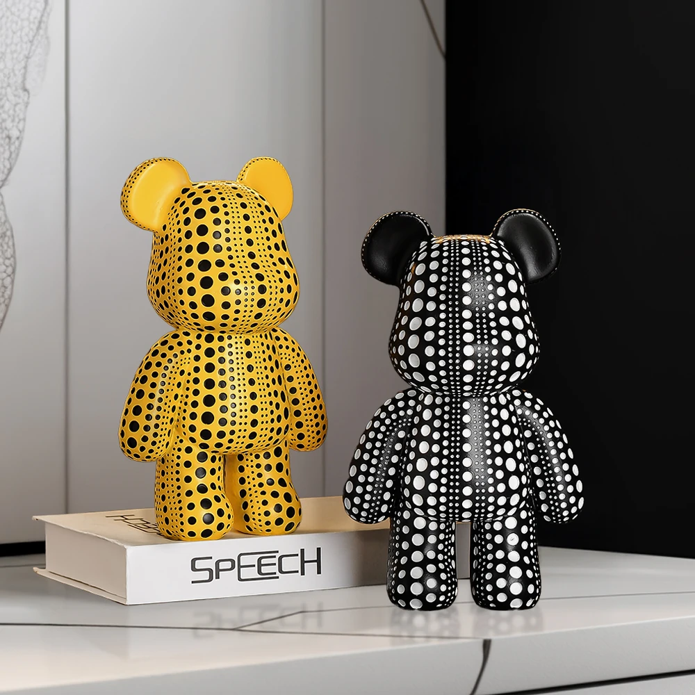 家居装饰品新房布置客厅电视柜酒柜暴力熊小熊网红摆件桌面房间