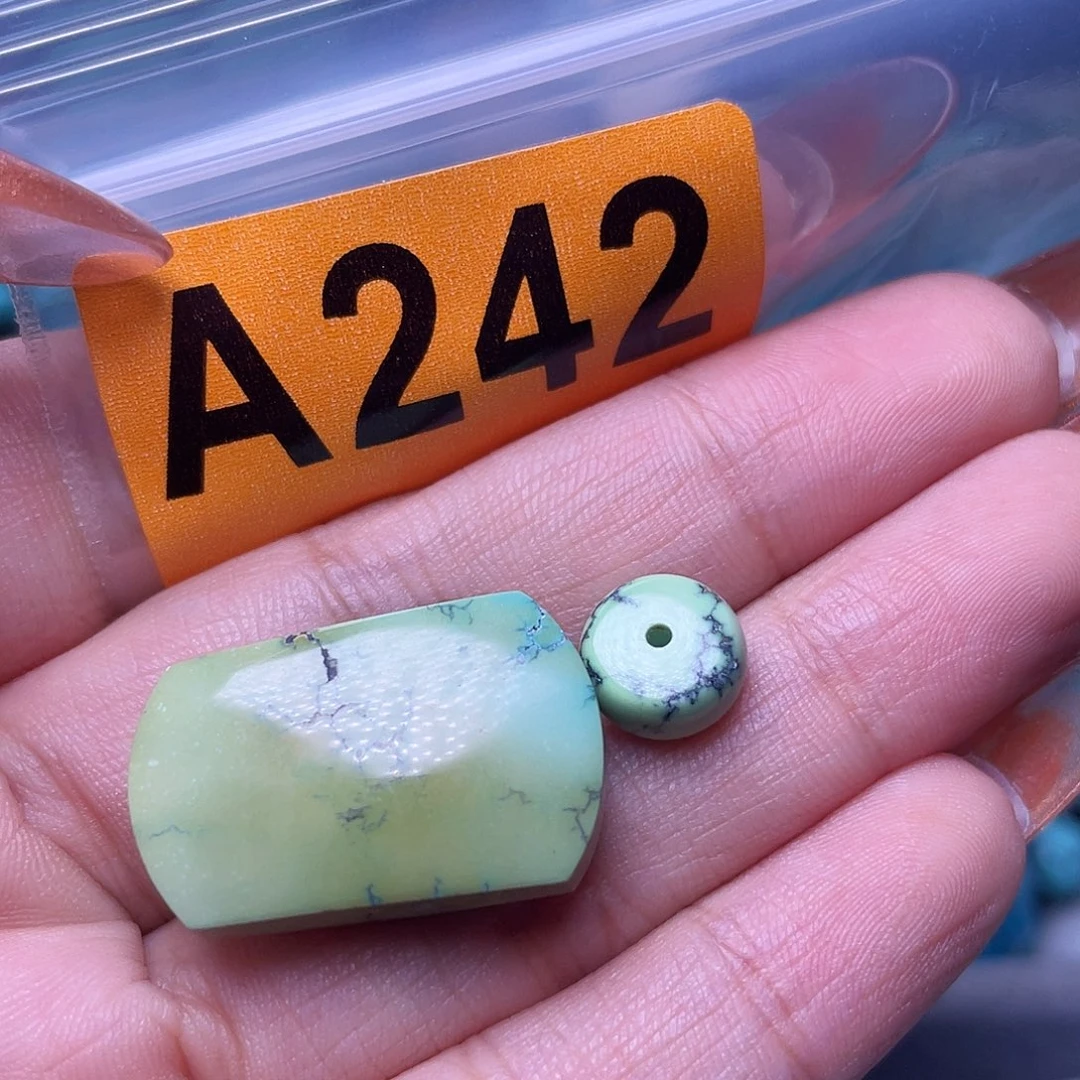 未镶嵌绿松石珠宝半成品
