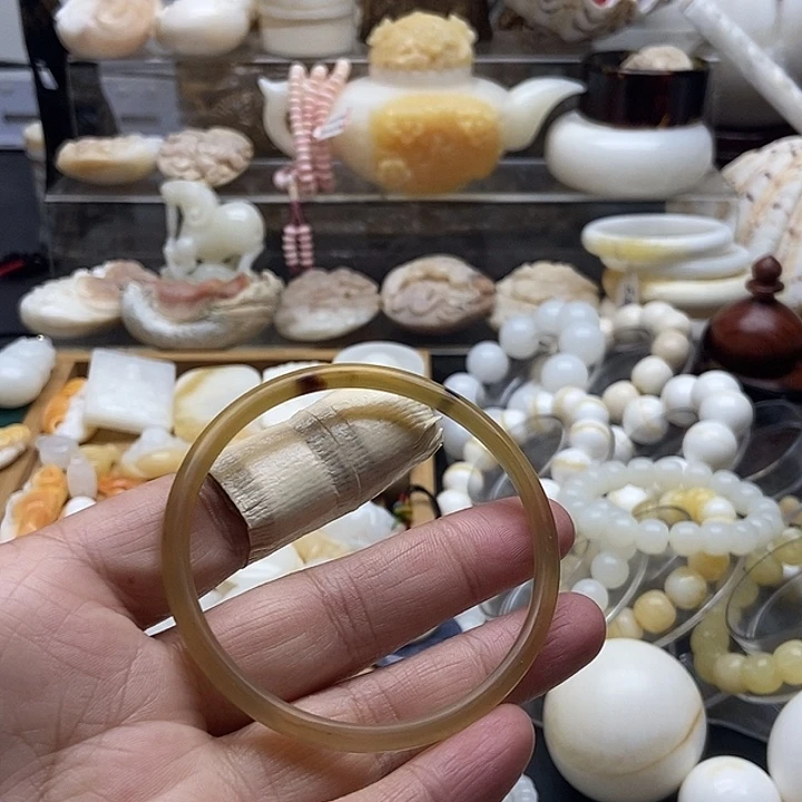 非金属贝壳牦牛角手镯