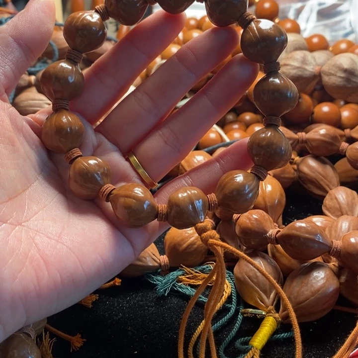 橄榄核手串/手链1.7蜜桃十三颗