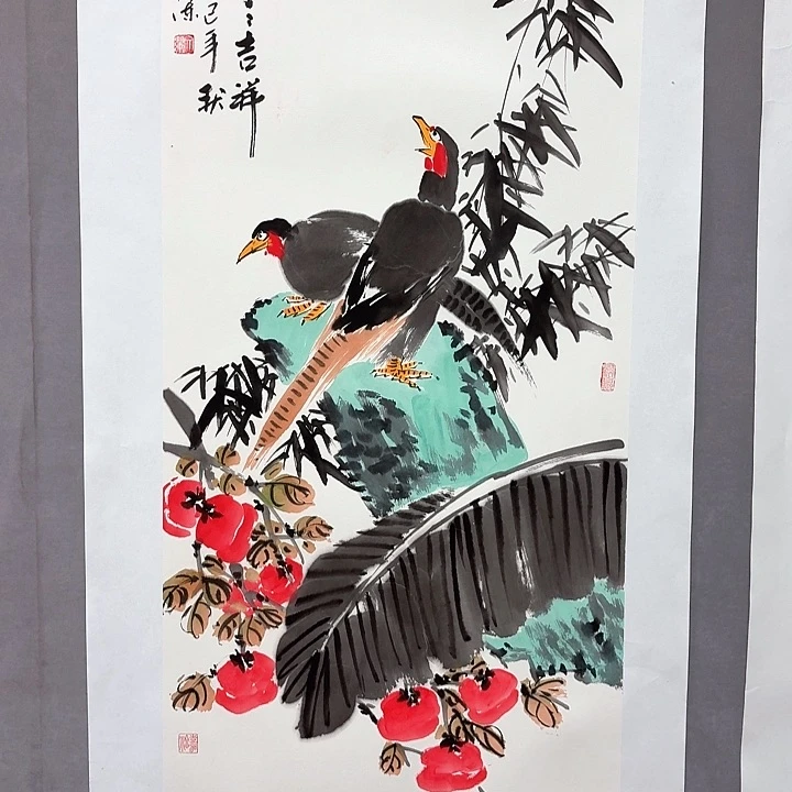 国画亲笔手绘放心去藏