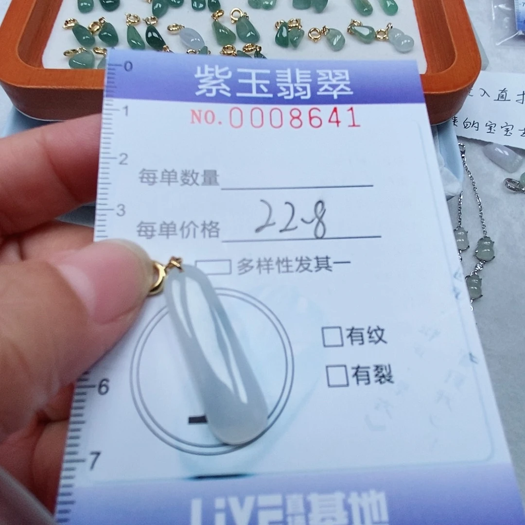 颈饰未镶嵌翡翠冰胶随行