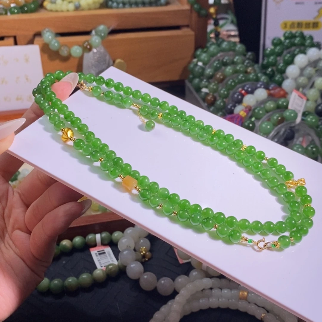 和田玉未镶嵌手链