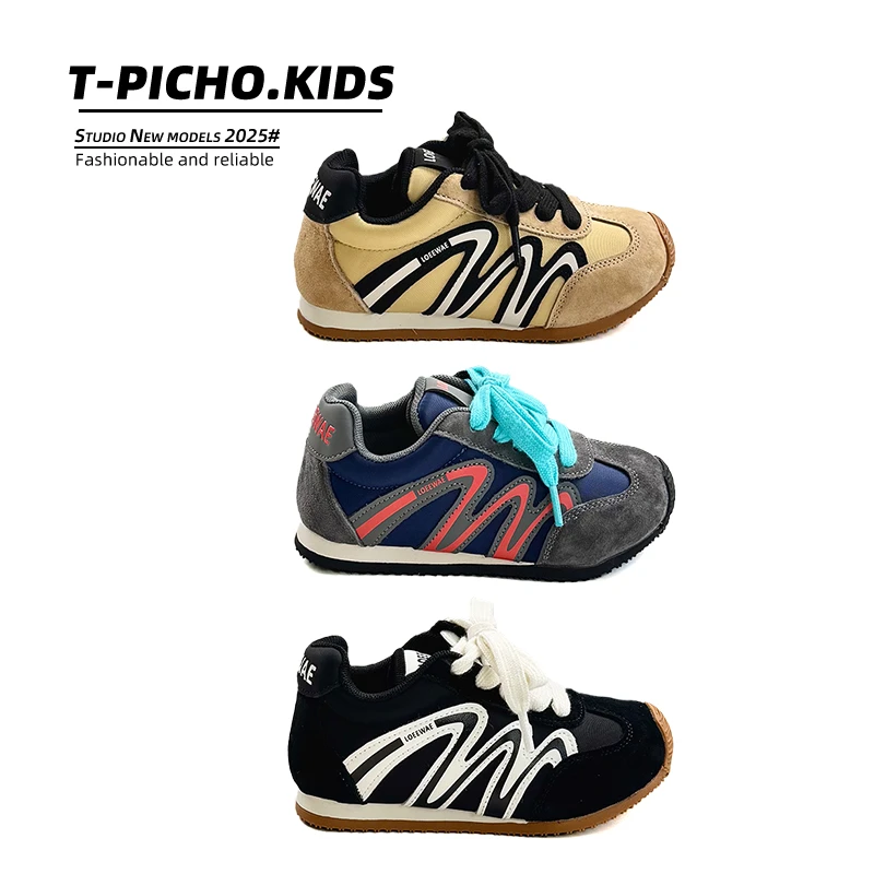 【儿童包头阿甘鞋】（真皮）2025年秋季新款男童时尚女童休闲鞋-3023