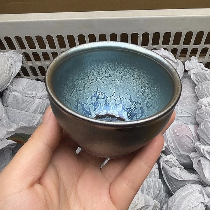 茶盏建窑建盏主人杯微瑕
