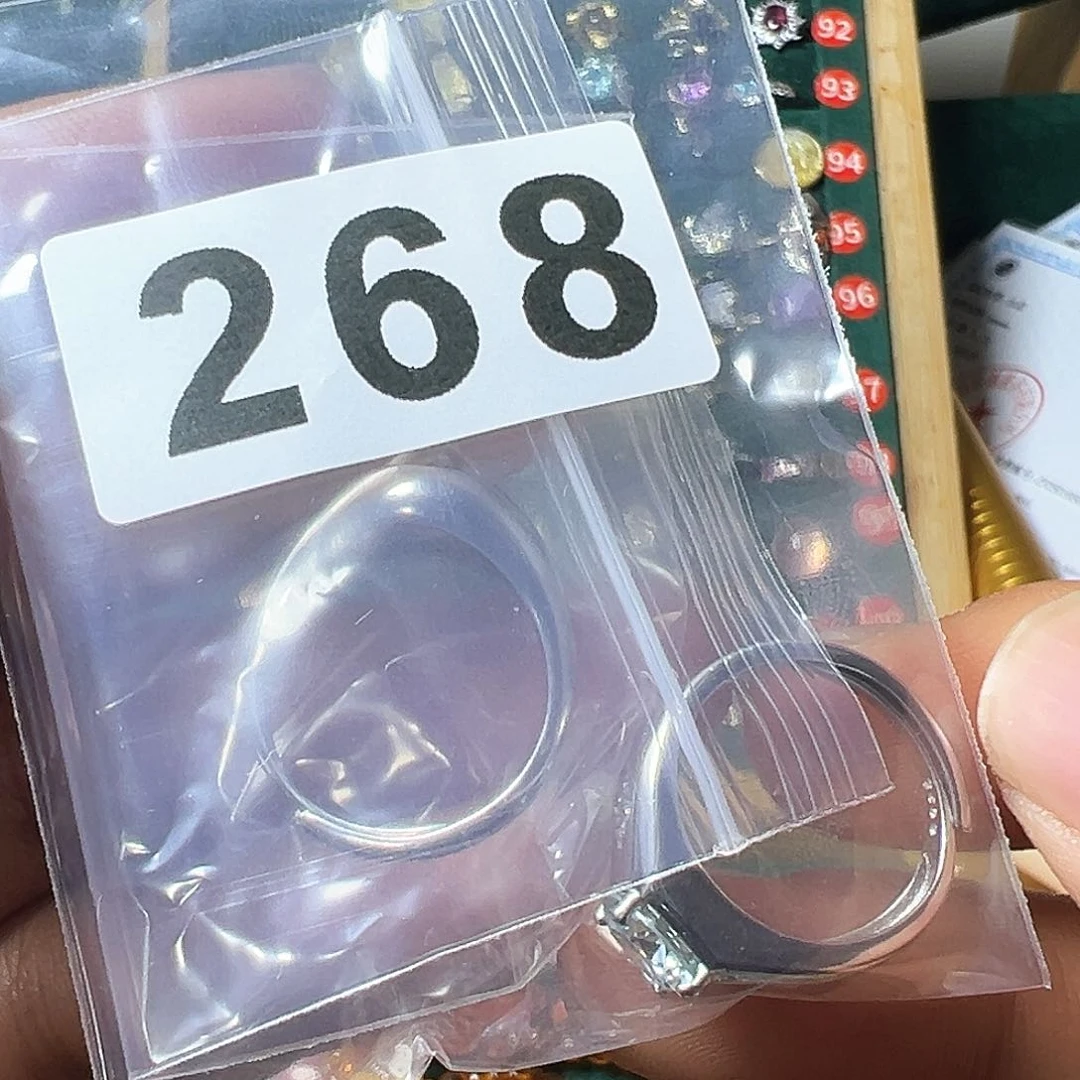 水晶戒指银S925镶嵌B****g