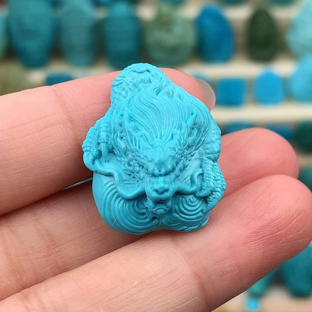 未镶嵌绿松石珠宝奇石