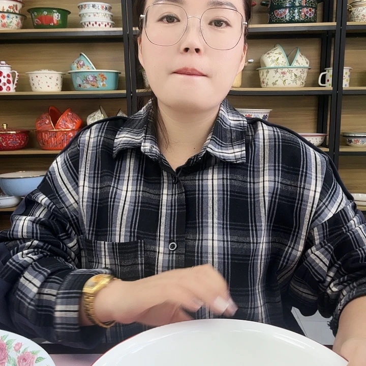 26公分 红边盆 绿边盆