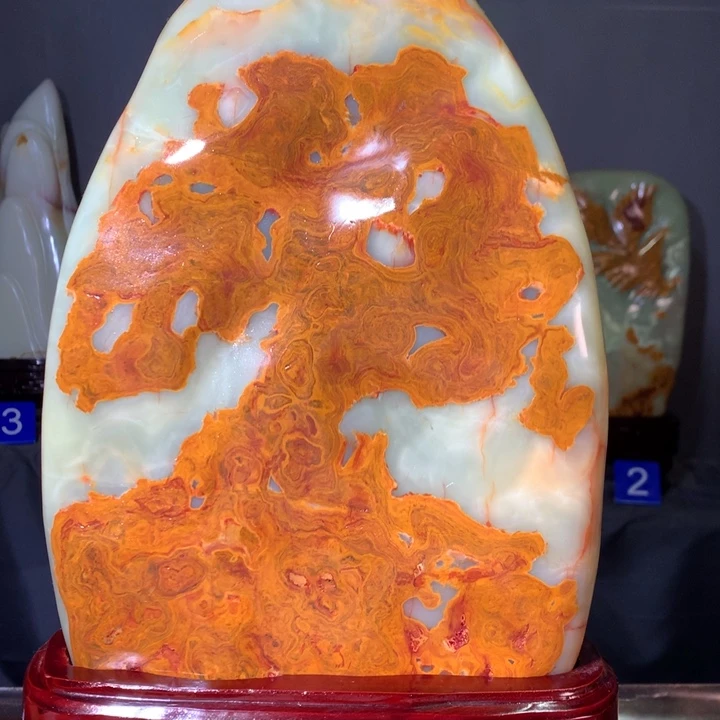 石材天然原石摆件