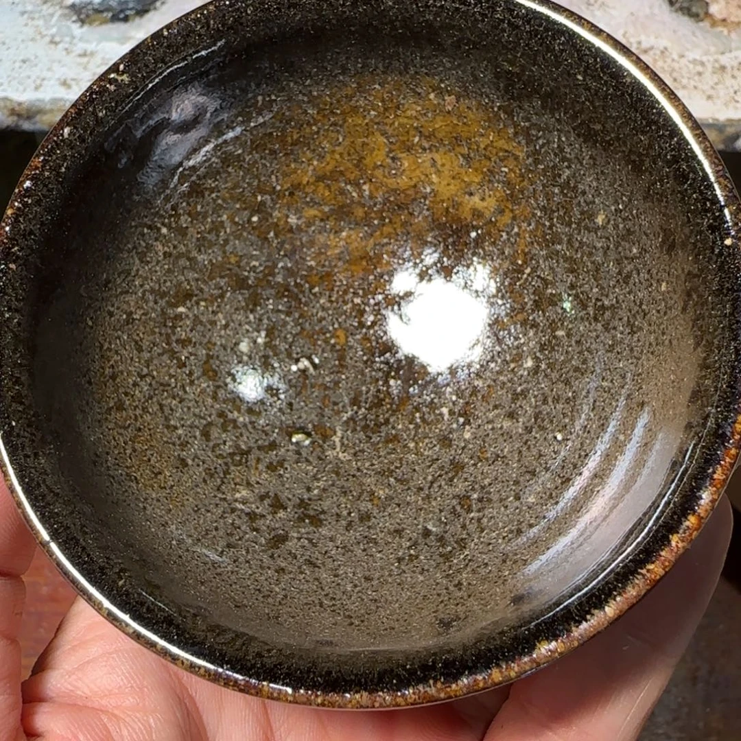 柴烧建盏茶盏茶杯96
