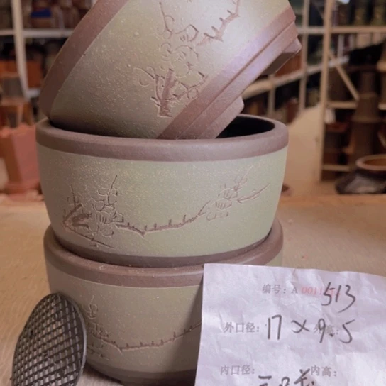 紫砂花盆紫紫砂盆