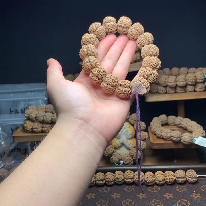 金刚菩提吊坠古龙蜂窝梅花双龙精品23mm