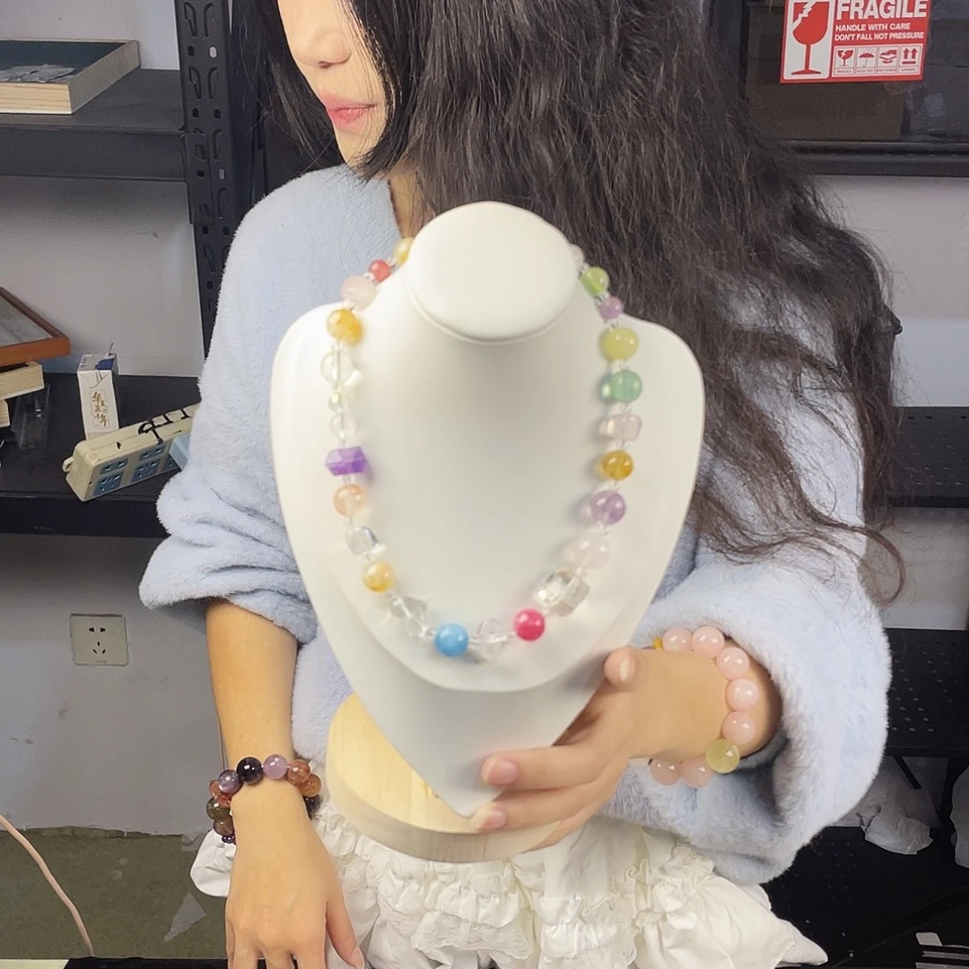 水晶手链银S925镶嵌