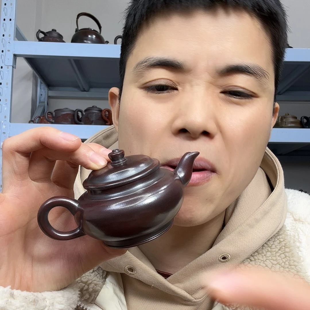 茶壶紫砂民间手艺人全手工制作