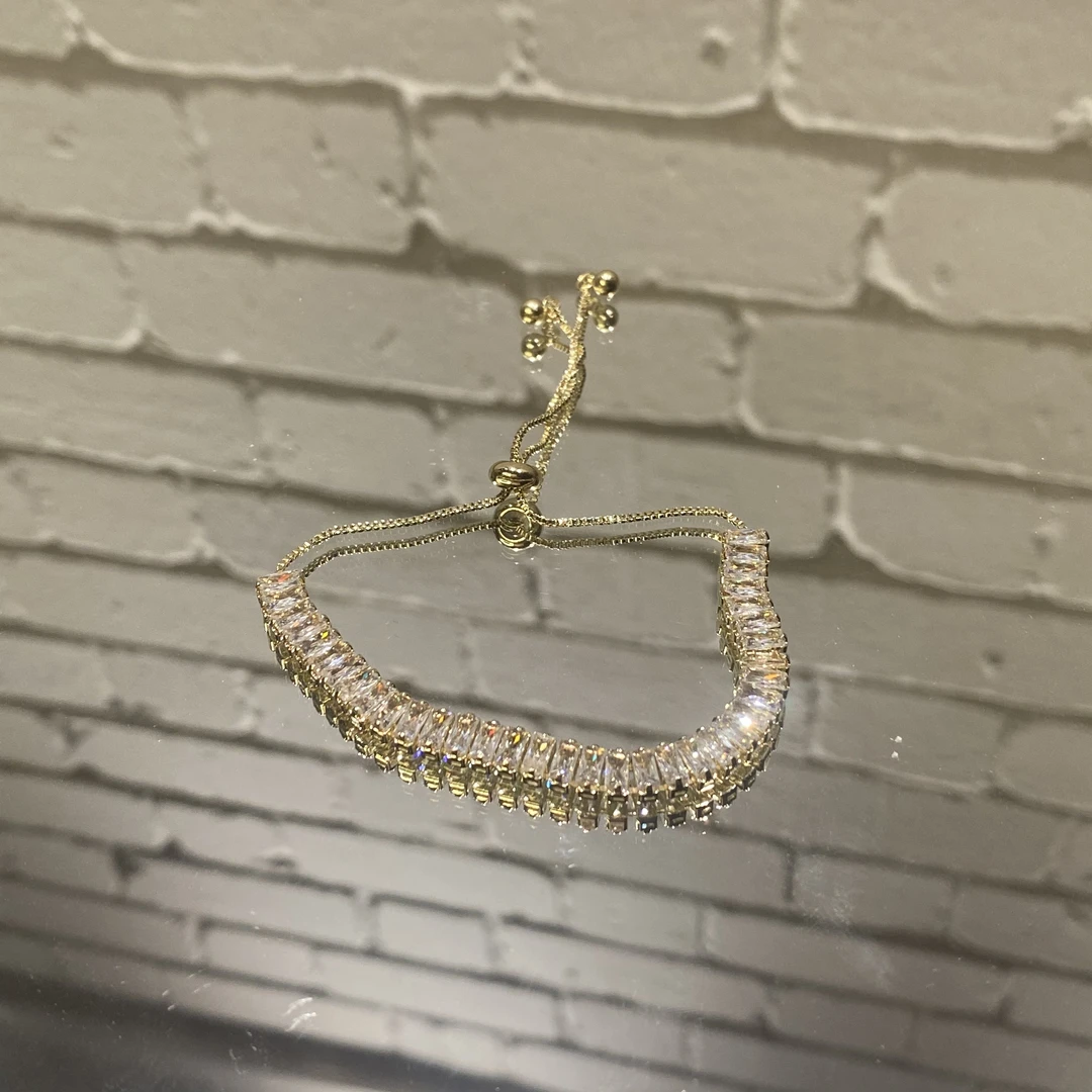 合金合成锆石手链 手工小众手链百搭少女手串qc006