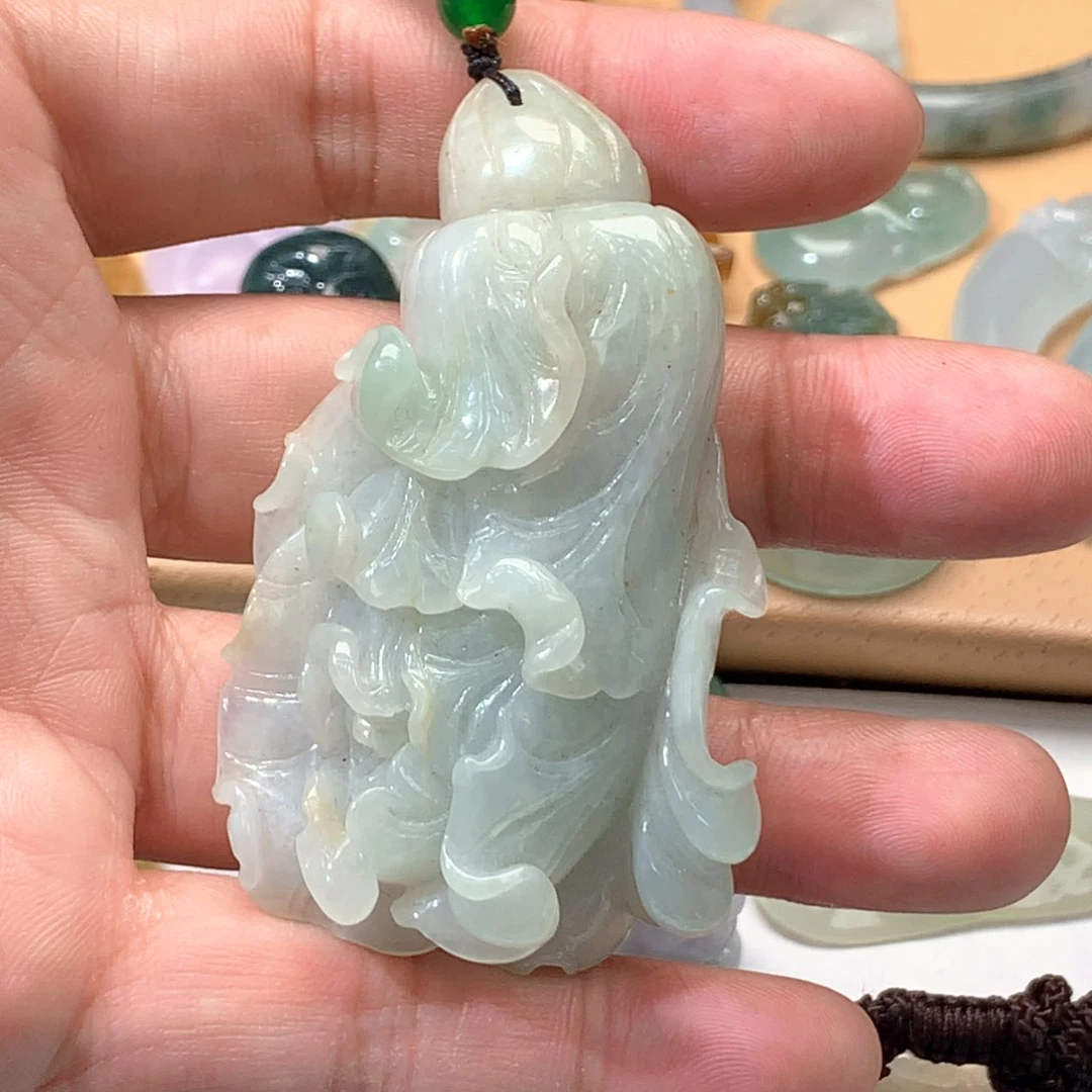 颈饰未镶嵌翡翠挂件