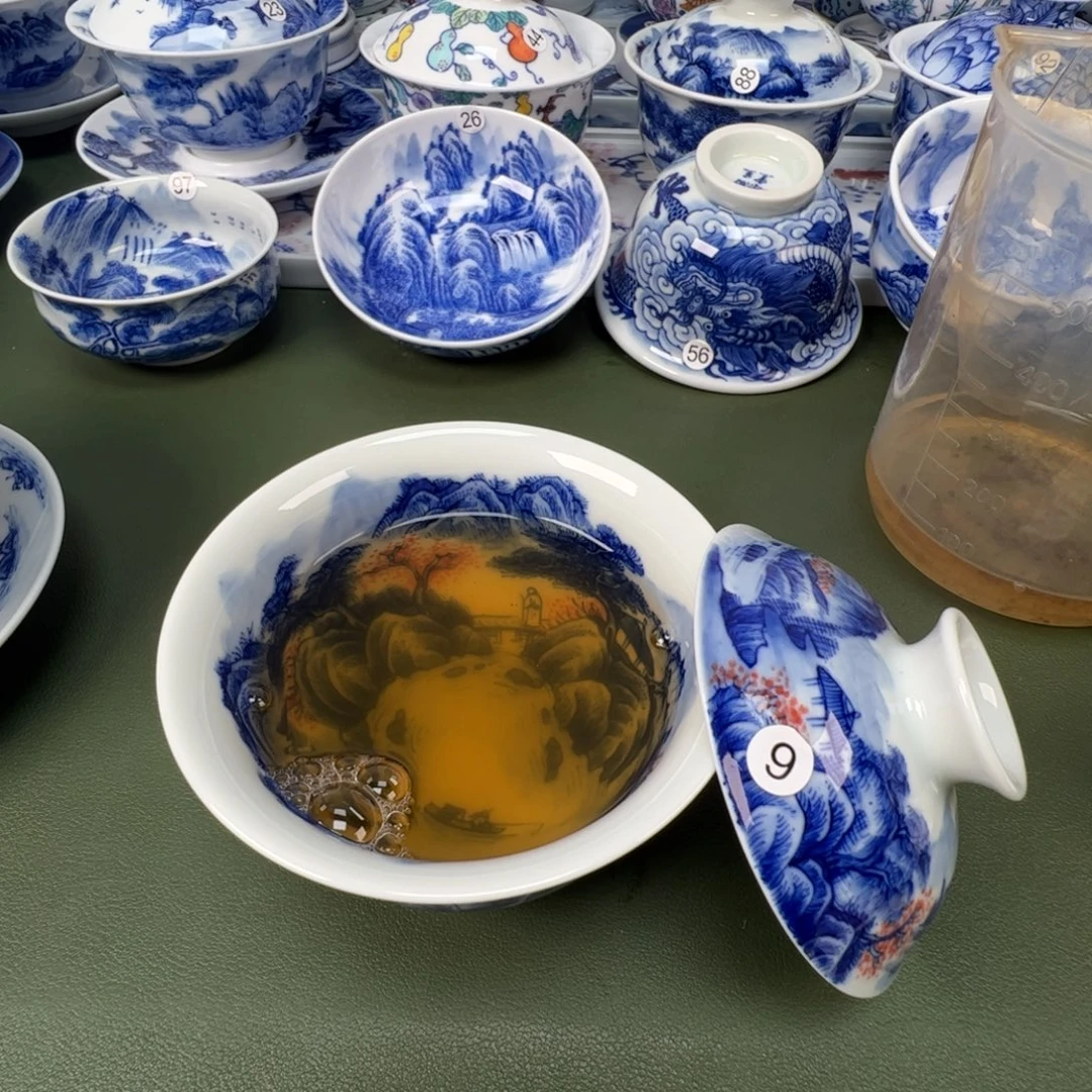 景德镇纯手工纯手绘茶具木木9
