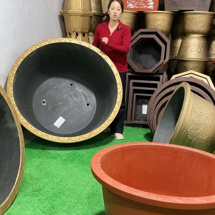 圆盆古铜一米二一个