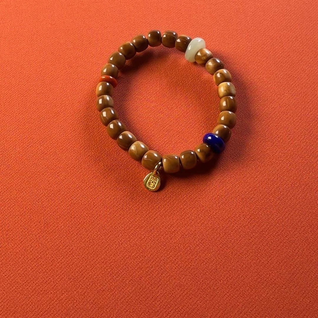 奶***象手串未镶嵌库克单圈