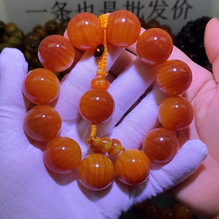 松木（琥珀木）手串/手链2.1 包浆高货