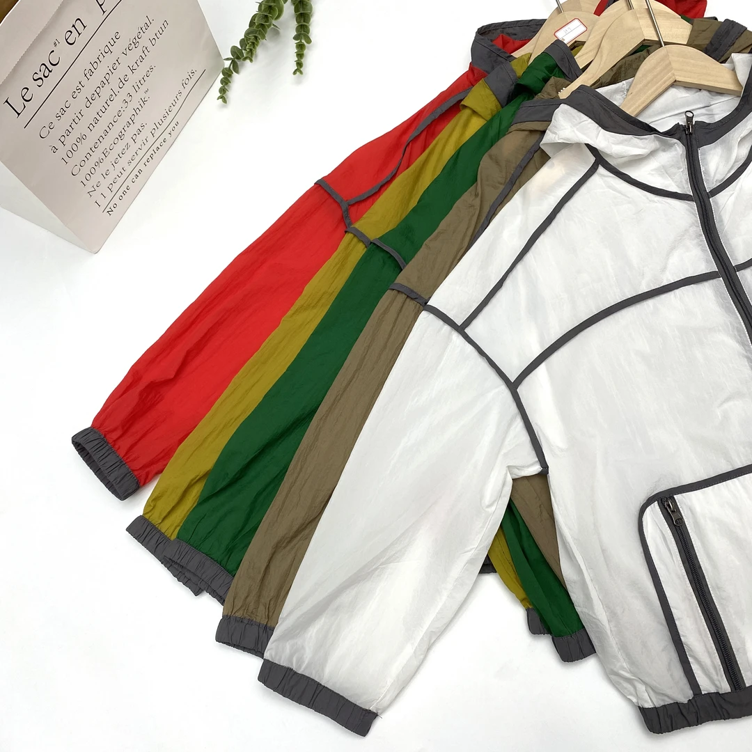 连帽防晒衣女2025夏季新款拉链开衫外套宽松透气薄款百搭上衣1066