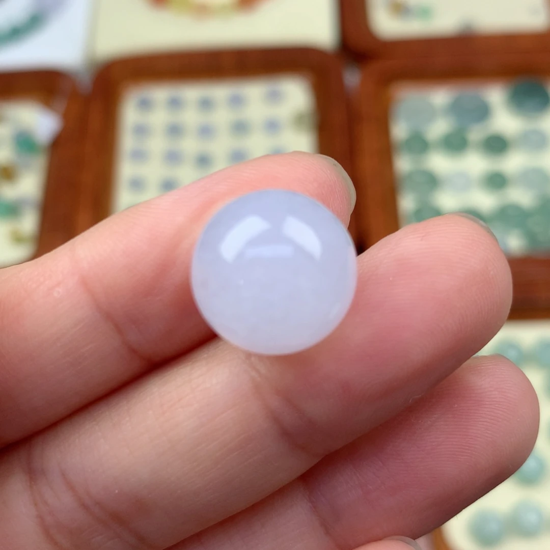 翡翠未镶嵌项链卡13.5
