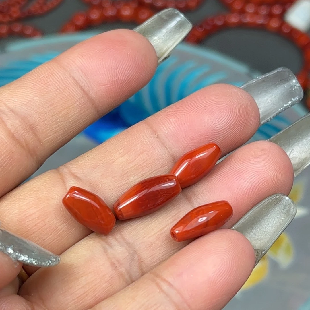 南红玛瑙未镶嵌珠子