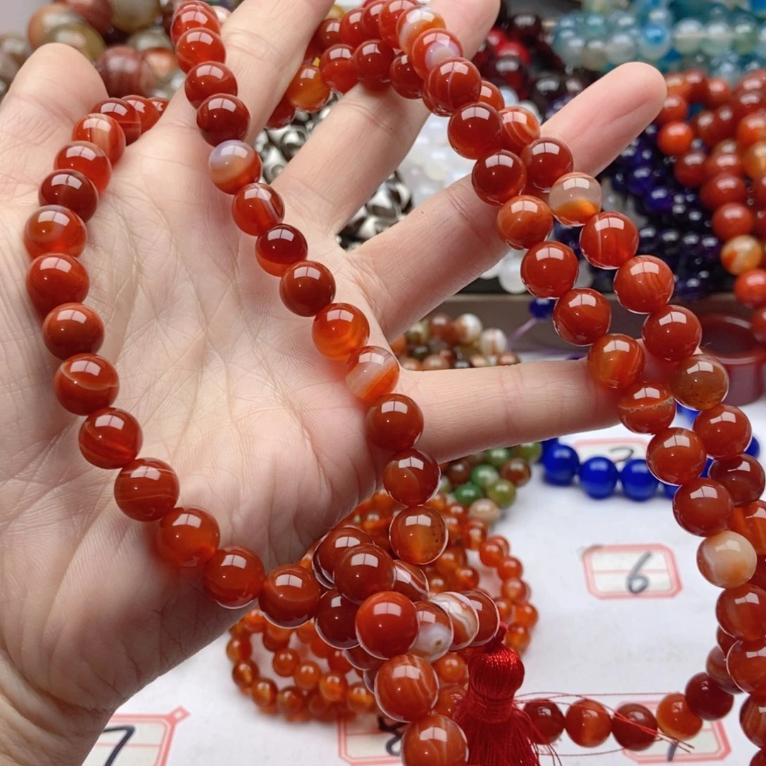 【闪购商品】玛瑙/玉髓手链未镶嵌小**。