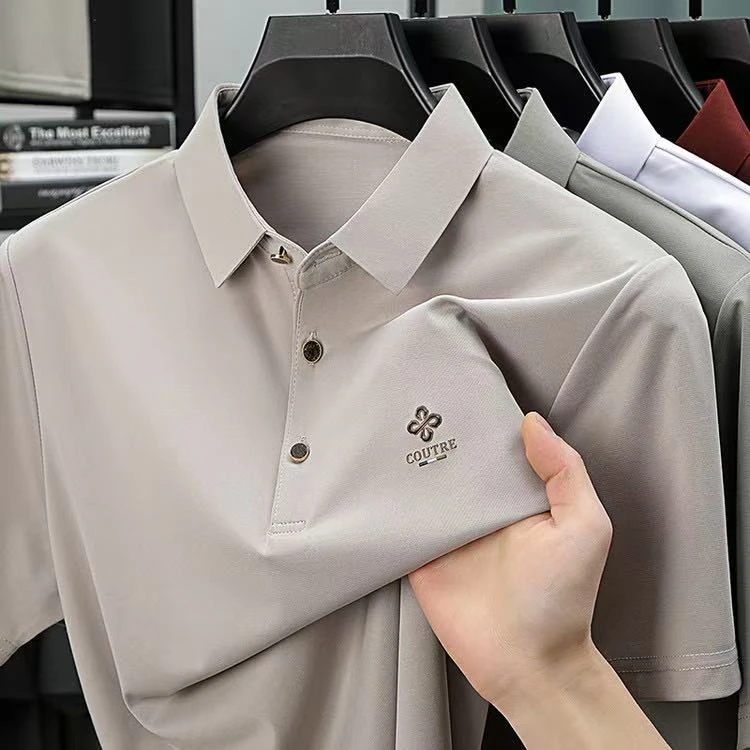 2601短袖T恤2025年夏季新款翻领上衣