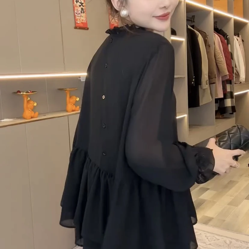 春季新款时尚显瘦气质女士洋气上衣百搭款