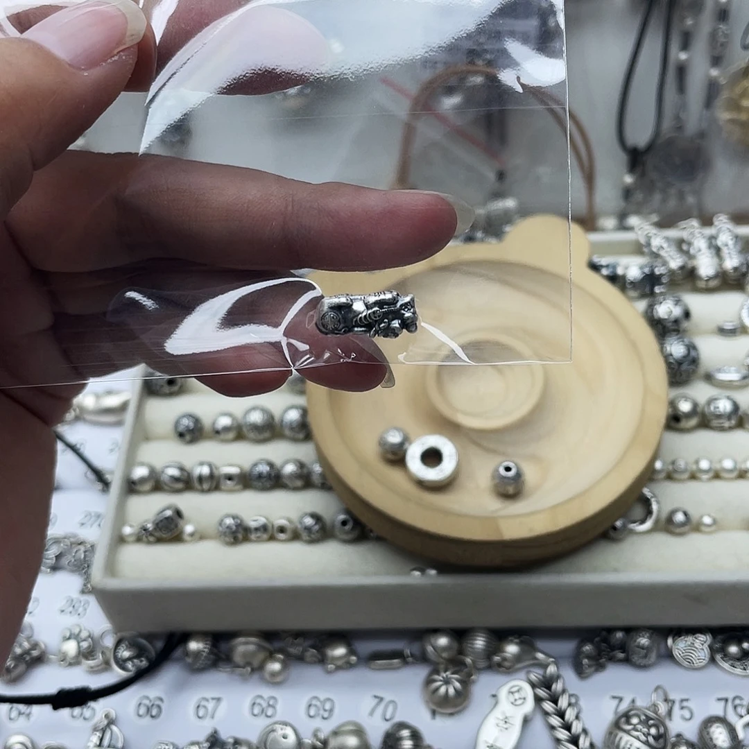 足银足银999小配件小小貔貅